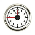 thumbnail image 1 of Compteurs d'Heures 0-12 Heures pour Voiture Bateau Yacht 52mm Jauges d'Horloge Rétroéclairées Rouges 9-32V, Facile à Calibrer, 1 of 7