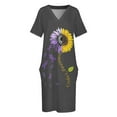 thumbnail image 4 of Vestido holgado con bolsillos para mujer, vestido de verano para mujer, vestido de verano para mujer, vestido de verano diario., 4 of 7