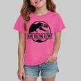 thumbnail image 3 of Gubotare T Shirt for Girls Girls Short Sleeve Shirts Soft Crewneck Girls Basic Short Sleeve T-Shirts Toddlers Tees 5T 6T (Light Pink,5-6 Years), 3 of 3