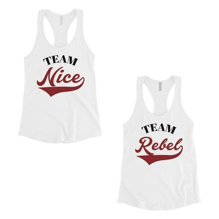 Team Nice Team Rebel Best Friend Tank Tops Womens Workout (The Best Team In Madden 25)