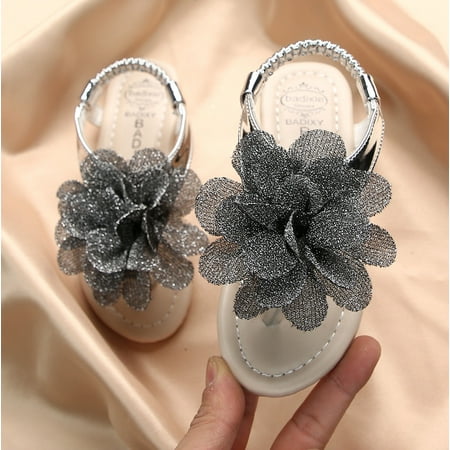 

Baby shoes Toddler Kids Baby Girls Shoes Princess Shoes Solid Casual Shoes Flower Sandals Fragarn