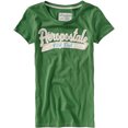 thumbnail image 1 of Aeropostale Camiseta atlética gráfica para mujer, verde, pequeña, 1 of 1