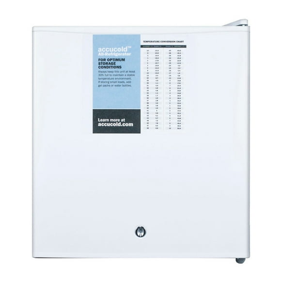 Accucold FS24LPRO 19" One-Section Countertop Medical Freezer - White, 115v