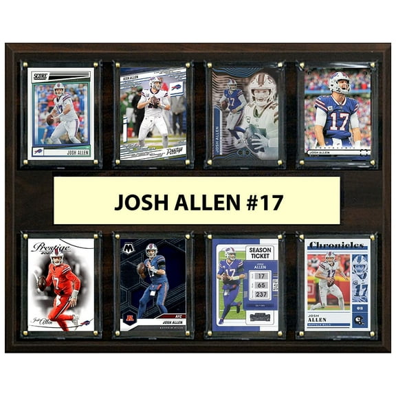 Josh Allen Buffalo Bills 12" x 15" Trading Card Plaque