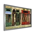 thumbnail image 2 of Red Facade of Charming Shop In Paris Street II 40 in x 30 in Framed Painting Canvas Art Print, by Designart, 2 of 4