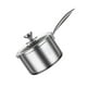 thumbnail image 2 of Cazo de Acero Inoxidable, Olla Multipropósito con Tapa, Cacerola, Hervidor de Leche Pequeño con Dos Asas, Interior Antiadherente, 550g-850g para Cocina, Inducción y Uso Exterior, 2 of 2