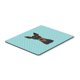 thumbnail image 1 of Alfombrilla de ratón Caroline's Treasures Checkerboard azul Min Pin Hot Pad Trivet BB1178MP, 1 of 1