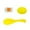 Yellow, variant on Hearth & Gear Spoon Egg Outdoor Game And Spoon Competition Board Games for Children Fraction Tiles with Tray Bead Set for Kids 4-6 Boys Alphabet Board Games Activities for Kids Ages 3-5 Geomagnetic