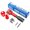Black Red, variant on YongCo Ergonomic Handle 24 In 1 Faucet and Sink Installer Wrench with Comfortable Grip Plumbing Tool Wrench for Repairs