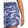 thumbnail image 4 of Reebok Women's Plus Size Printed Essential Running Shorts with Pockets, 4 of 5
