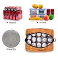thumbnail image 4 of Lunch Bag Portable Crossbody Meal Bag Cooler Bag Insulated Lunch Bag Food Bag Handheld & Crossbody Design Halloween Bats, 4 of 6