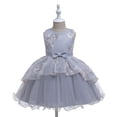 thumbnail image 2 of FRSASU Kids Dress ,Floral Baby Girl Princess Bridesmaid Pageant Gown Birthday Party Wedding Dress, 2 of 6