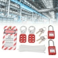 Lockout Tagout Kit, Loto Tag Red Electrical Loto Kit for Industrial ...