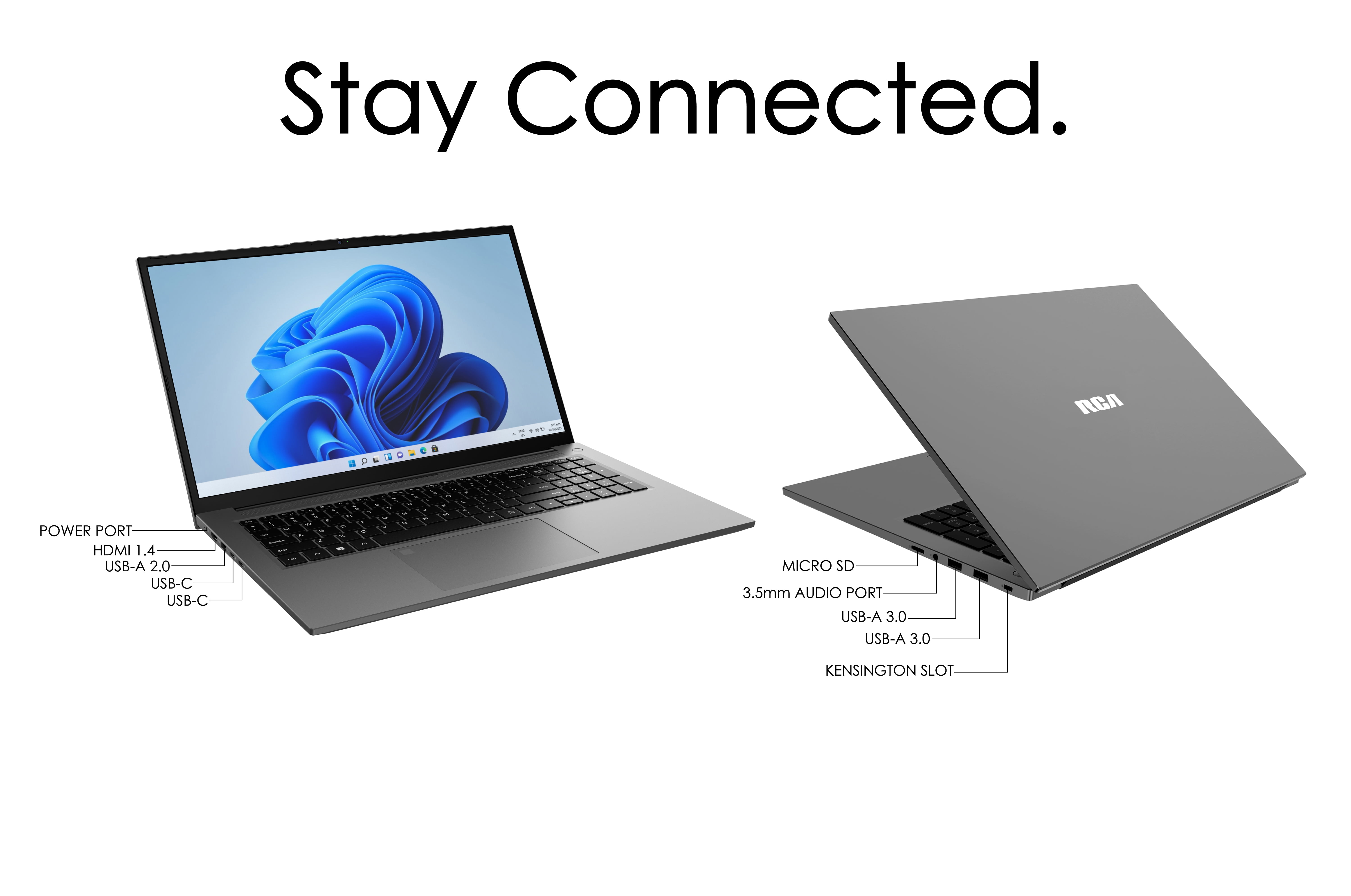 17.3型ディスプレイ　 Ryzen 7 5700U/メモリー8GB/512GB RCA 17.3” Slim Notebook, FHD Resolution, AMD Ryzen 7-5700U, 512GB