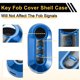 thumbnail image 5 of Funda de llave de coche de silicona TPU azul única para Fiat 500 - Funda de control remoto de 3 botones, 5 of 6