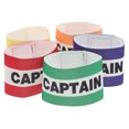 thumbnail image 1 of UPGRATOR 5Pcs Soccer Captain Armband Set Elastic Adjustable High Visibility Football Team Bands, 1 of 8