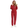 thumbnail image 2 of EFINNY Women's Pullover Hoodies Tracksuit with Pockets Long Sleeve Sweatshirts Sweatpants Set Sport Jogger Sweatsuit 2 Piece Outfits, 2 of 7