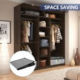 thumbnail image 4 of 4Pcs Hat Organizer for Baseball Caps Non Woven Hat Storage Box 19.7×7.9×8.3 Inch Hat Storage Bag with Handle Clear Window Holds 40 Hats Organizer Case Hat Storage Organizer for Home, 4 of 10