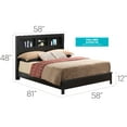 thumbnail image 2 of Glory Furniture Burlington Full Panel Bed in Black, 2 of 5