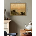 thumbnail image 6 of Drsoum Vintage Coastal Sunset Wall Art 11x14in Natural Framed Rustic Retro Seaside Dusk Prints Farmhouse Classic Decorations for Living Room Bedroom, 6 of 6