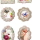 thumbnail image 3 of 45 Pcs Lace Stickers Retro Commemorative Style Decorative Sticker for Scrapbooking Album Decoration Type 1, 3 of 3