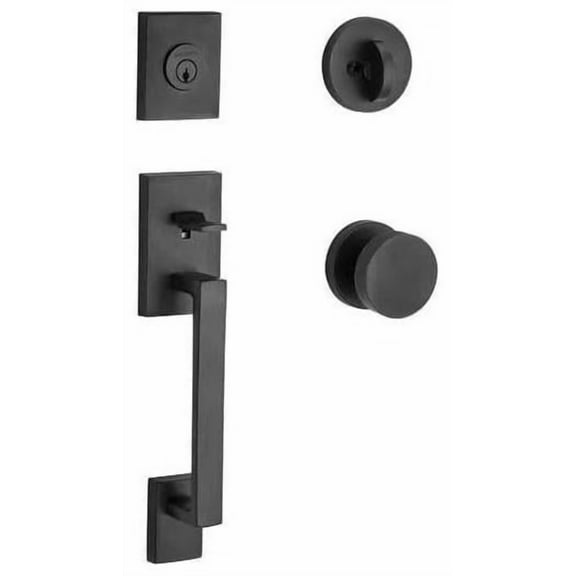 Baldwin Sc.Lajxcon.Crr La Jolla Standard C Keyway Single Cylinder Keyed Entry Handleset -