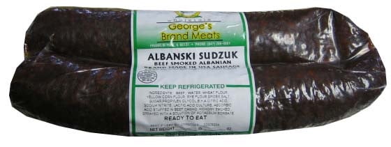 Albanaski Sudzuk, Beef Sausage (Sabah Brand) approx. 1.0 lb by