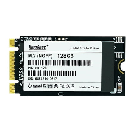 KingSpec 128G MLC M.2 NGFF 42mm Digital Flash SSD Solid State Drive Storage Devices for Computer PC Laptop (Best Computer Storage Devices)