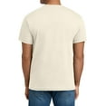 thumbnail image 2 of Hanes Beefy-T Short Sleeve T-Shirt for Men’s, Crewneck Casual Blank Shirt Natural Tee, M, 2 of 5