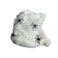 thumbnail image 2 of Yashow Luminous Green Artificial Cotton Glow in the Dark Spider Web Stretchable Fake Cobwebs with Four Spiders for Halloween Haunted House Decorations, 5-piece, 2 of 5