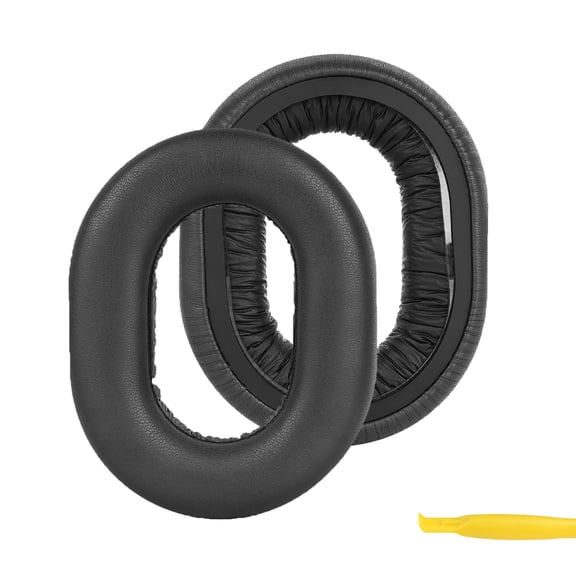 Geekria Replacement Ear Pads Compatible with Plantronics BackBeat FIT 6100 Headphones Ear Cushions, Repair Parts (Titanium Grey)