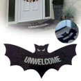 thumbnail image 1 of SWSUSN Welcome Doormat, Bat Rug, Door Mat Gift Unwelcome Bat Halloween, New Home Closing Housewarming Gift (24" x 16"), 1 of 7