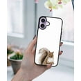 thumbnail image 5 of WIRESTER Shockproof Soft Rubber Cover Case for Apple iPhone 17 6.3" 2025, Brown Gray Squirrel, 5 of 5