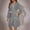 Gray, variant on Towel Wrap Women Shower Robe Adjustable Closure Bathrobe Striped, Free Size