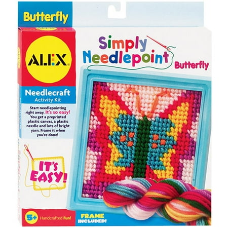 ALEX Toys - Simply Needlepoint Kit, Butterfly
