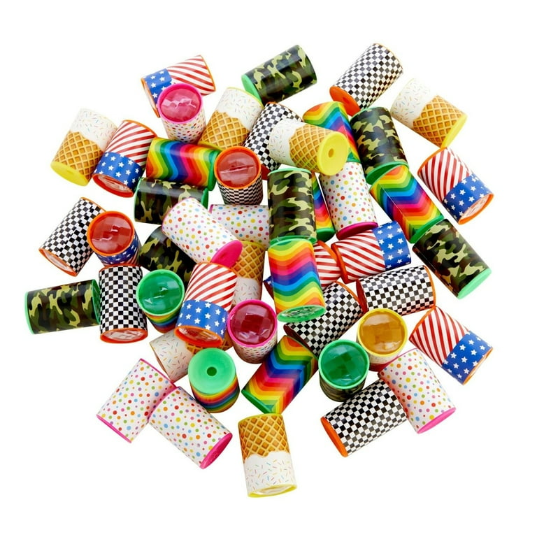 48-Pack Mini Kaleidoscope Prism Toys for Kids - Bulk Party Favors