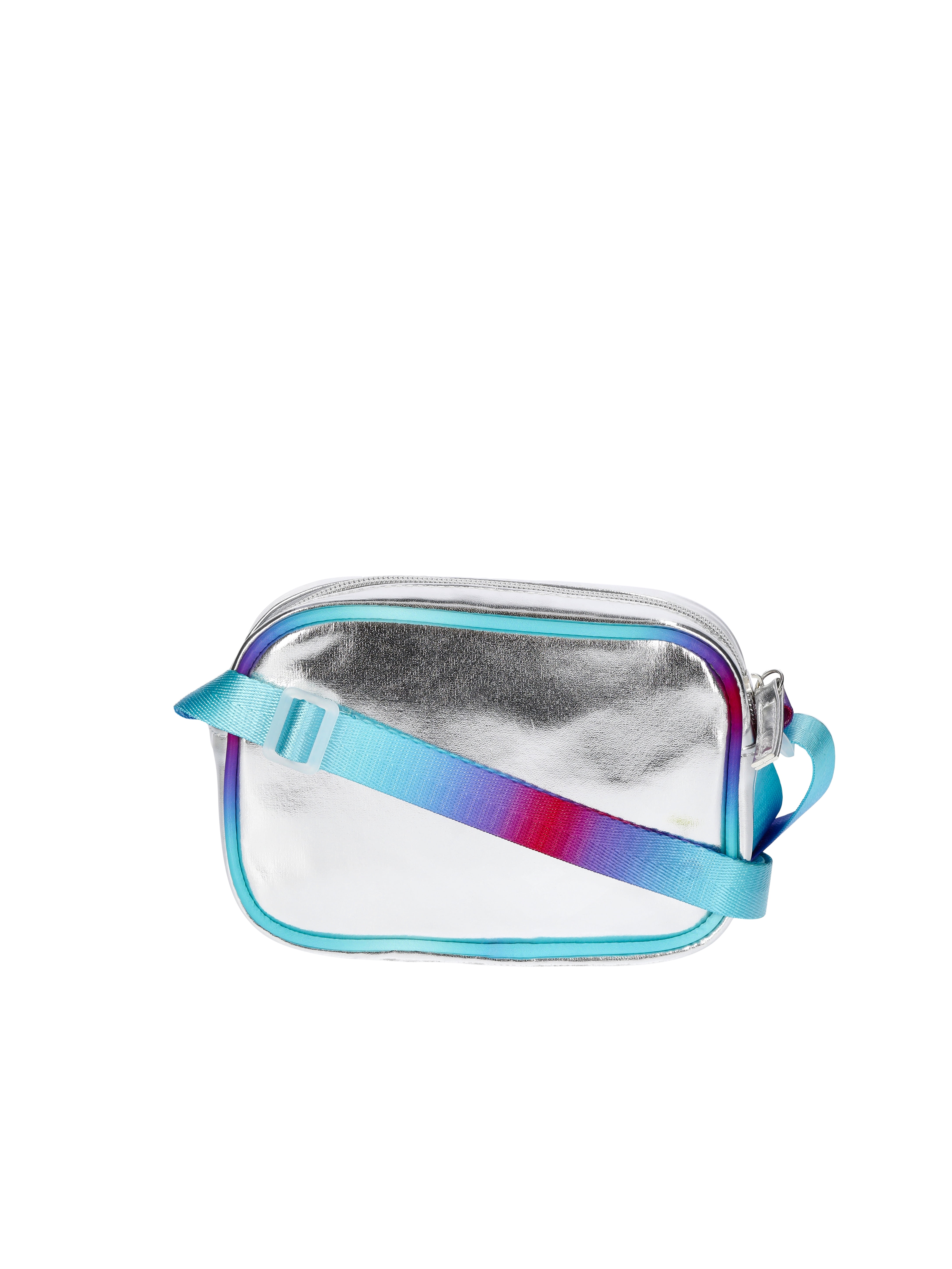 Wonder Nation Kids Patchwork Crossbody Bag, Silver