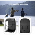 thumbnail image 4 of Sports Pod Pop Up Tent, Weather Pod 2 Person with Transparent Windows, Protection Cold Wind and Rain for Outdoor Sports, Camping, Fishing, 4 of 7