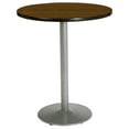 thumbnail image 2 of KFI Studios Mode 3.5' Round Bistro Table, Natural, Silver Base, 2 of 5