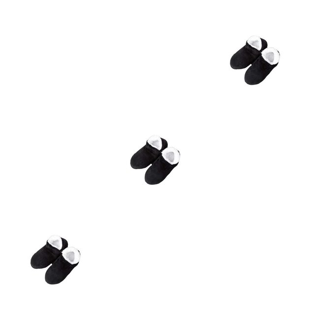 Jumpingount 1 par de zapatillas gruesas de estilo informal para el hogar Otoño Invierno para hombre, sandalias de algodón cálidas portátiles Type1 NO1