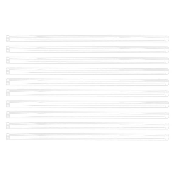 LEORX 10Pcs Waterproof Lights for Shower Light Tube Plastic Transparent Design