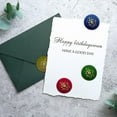 thumbnail image 6 of Snake Wax Seal Stamp, Vintage Sealing Stamp Hand Shape Stamp Brass Stamp Head with Wood Handle for Christmas Party Wedding Invitation Card Gift Wrap Envelopes Decor, 6 of 9