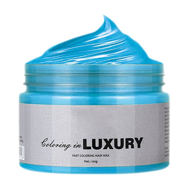 Tinte de pelo Cera de pelo de color temporal de cera de pelo natural peinado para colorear para hombres mujeres fiesta Cosplay 120g