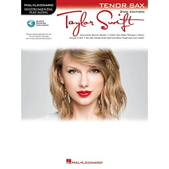 Pre-Owned Taylor Swift: Tenor Saxophone Play-Along Book with Online Audio (Instrumental Play-Along) Paperback