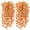03#Orange, variant on Fmxomd Artificial Hanging Plants 2PCS 30Inch Fake Wall Plant Faux Eucalyptus Leaves Ivy Swag UV Resistant Plastic Greenery Indoor Outdoor Home Garden Wedding Jungle Party Patio Office Shelf Decor