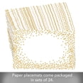 thumbnail image 6 of CounterArt "Gold Confetti" 24-Sheet Premium Paper Placemats, 6 of 6