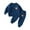 Navy1, variant on LIaqionyy Toddler Clothes Sweatsuit Kids Solid Color Long Sleeve Sweatshirt Sweatpants Casual 2 Piece Set Fall Winter