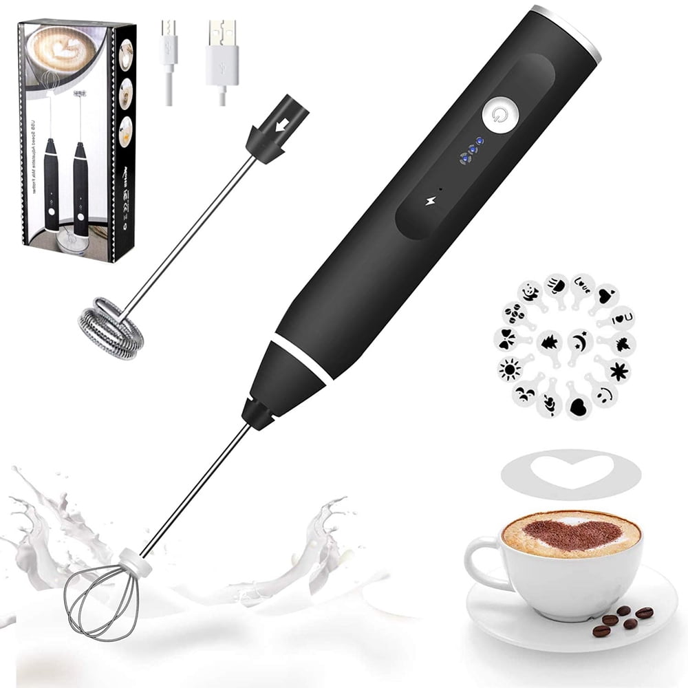 Nestpark Portable Drink Mixer and Milk Frother Wand - Small Hand-Held Mini  Mixer Electric Stick Blender - Bulletproof Keto Coffee Blender Rapid
