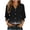 A-Black#02, variant on Hawaiian Shirts for Women Trendy Summer 3/4 Length Sleeve Tropical Floral Printed Button Down V Neck Graphic T-Shirts Dressy Casual Beach Blouses with Smoked Sleeves A-Blue#01 XXL