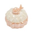 thumbnail image 2 of Ceramic Jewelry Box, Vintage Decorative Trinket Box with Lid, Jewelry Gift Organizer for Earrings and Rings (Orange), 2 of 5